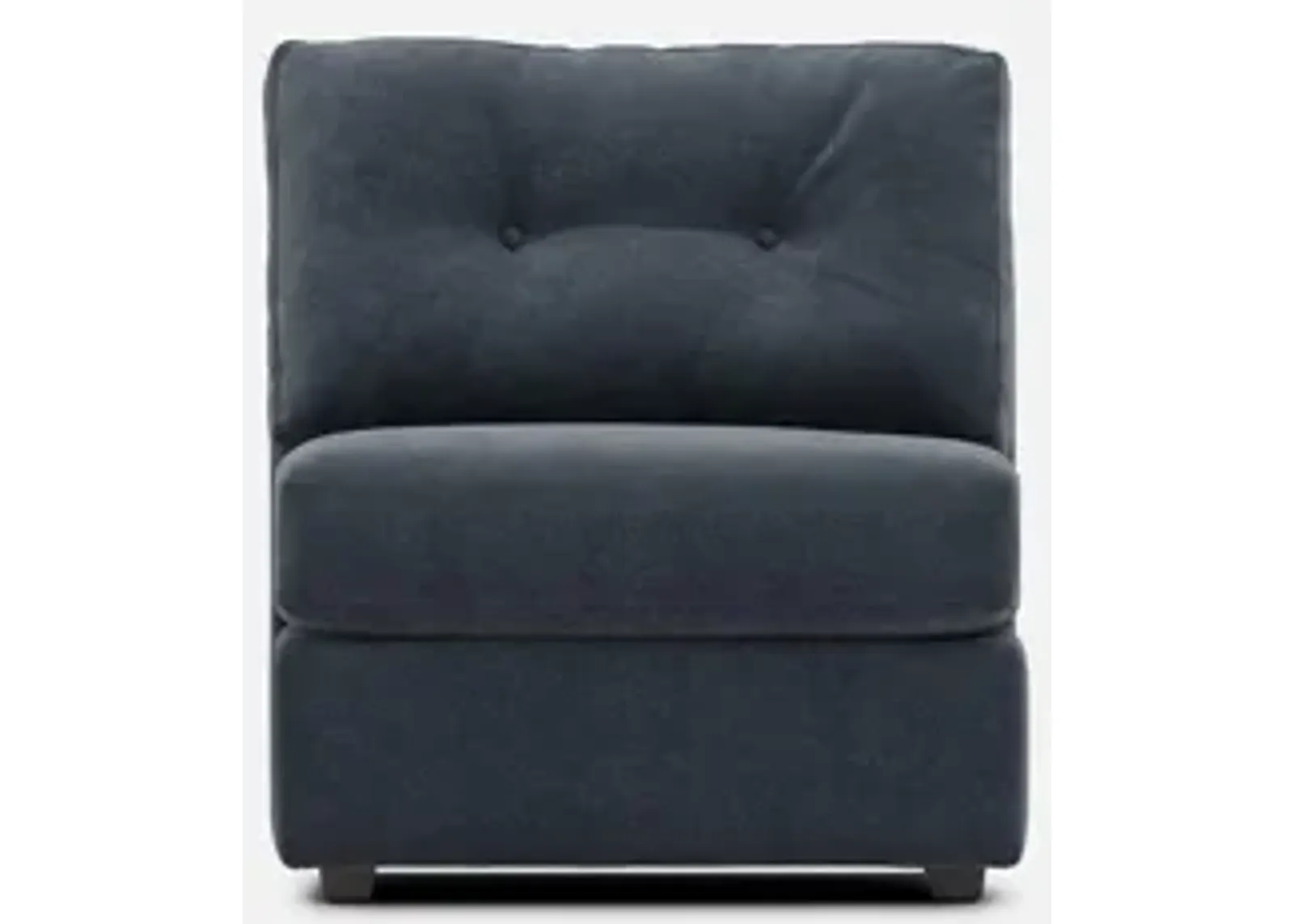 Modular One Armless Chair - Navy