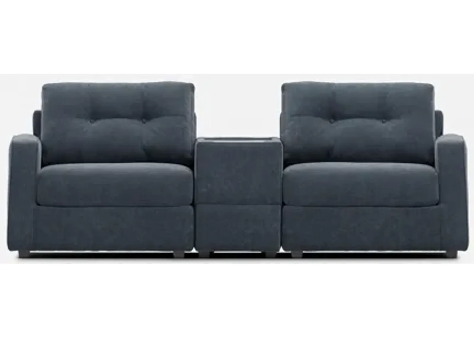 Modular One 3-Piece Console Loveseat - Navy