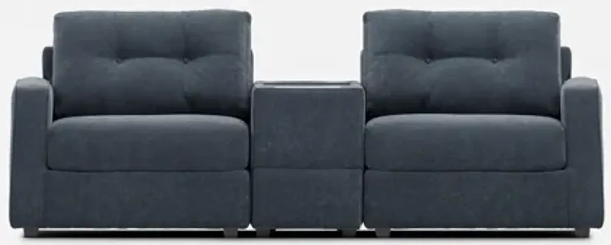 Modular One 3-Piece Console Loveseat - Navy