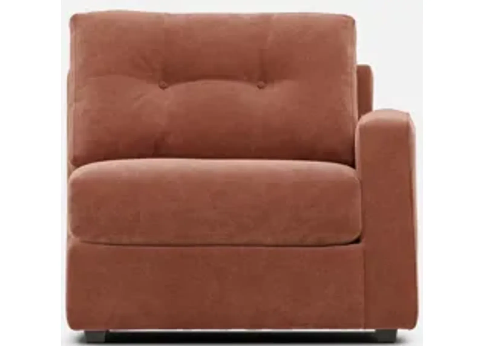 Modular One Right Arm Facing Chair - Cantaloupe