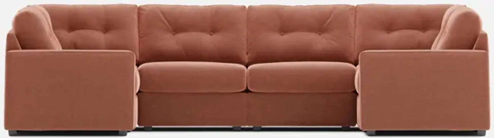 Modular One 6-Piece Sectional - Cantaloupe