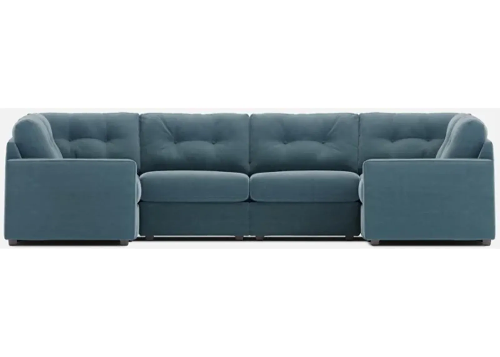 Modular One 6-Piece Sectional - Teal