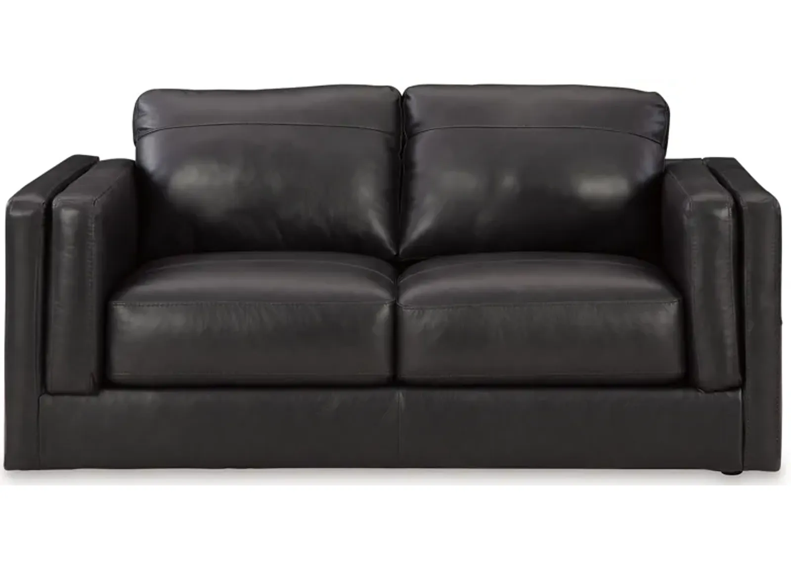 Amiata Leather Loveseat