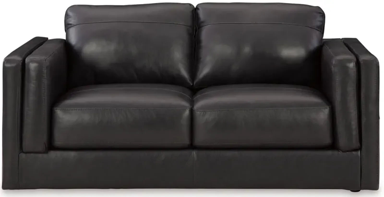 Amiata Leather Loveseat