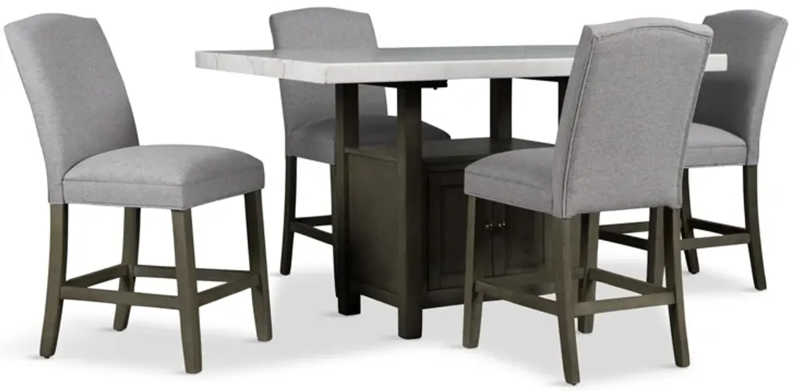 Lena 5-Piece Counter Dining Set