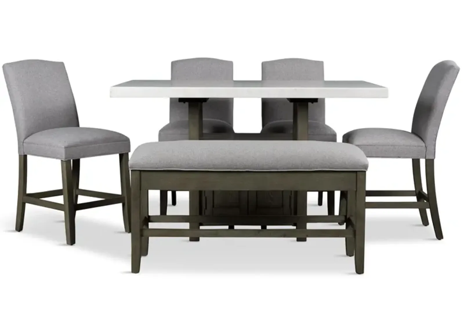 Lena 6-Piece Counter Dining Set