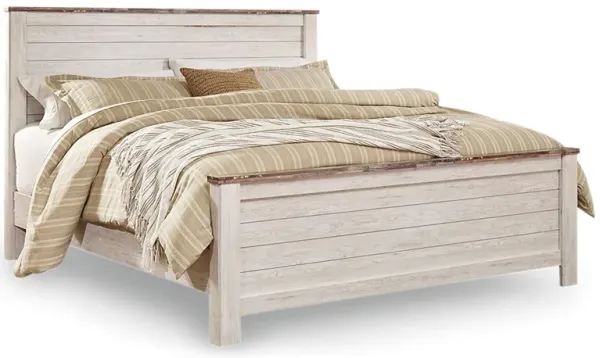 Willowton King Panel Bed