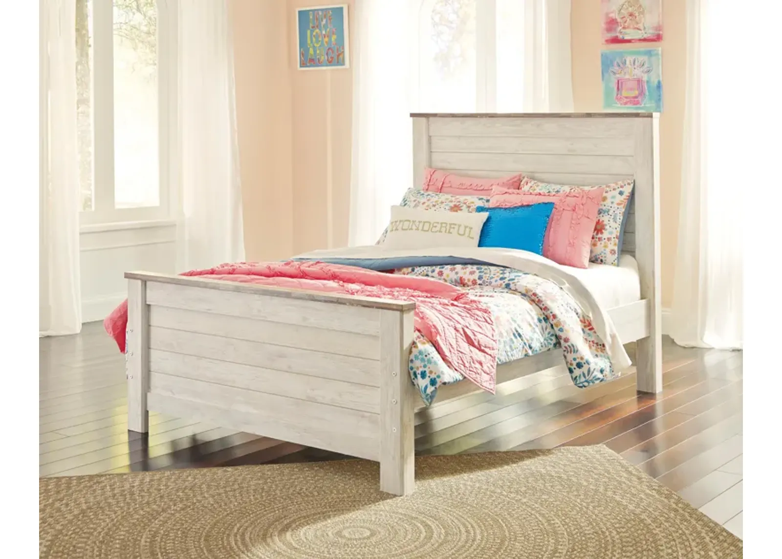 Willowton Twin Panel Bed