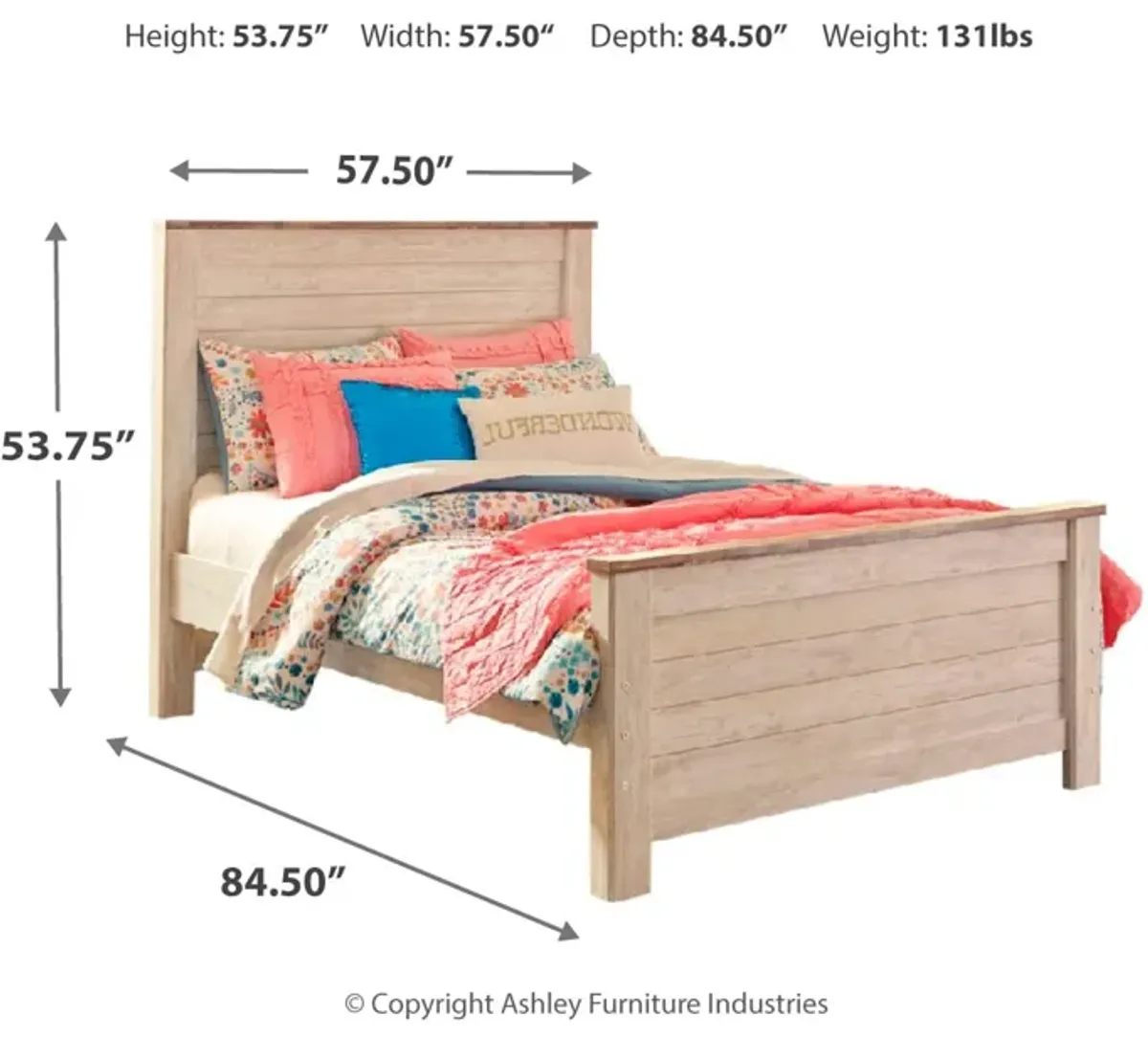 Willowton Full Panel Bed