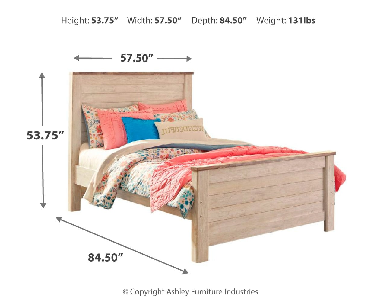 Willowton Full Panel Bed