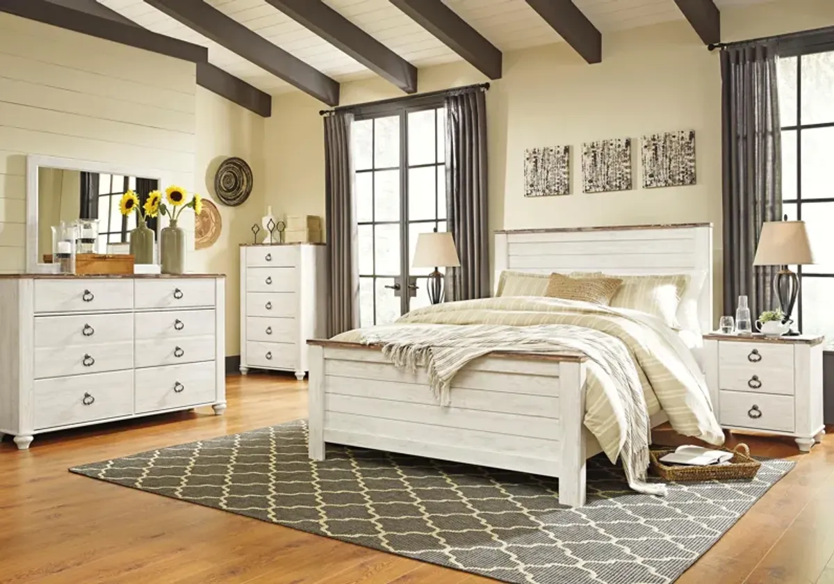 Willowton 3-Piece Queen Panel Bedroom Set