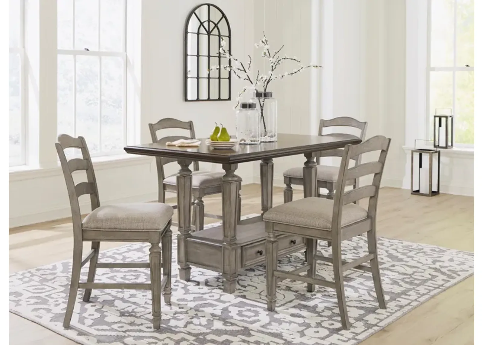 Lodenbay 5-Piece Counter Dining Set