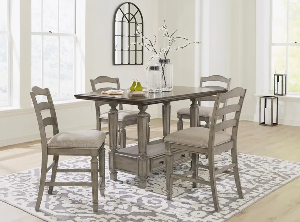 Lodenbay 5-Piece Counter Dining Set