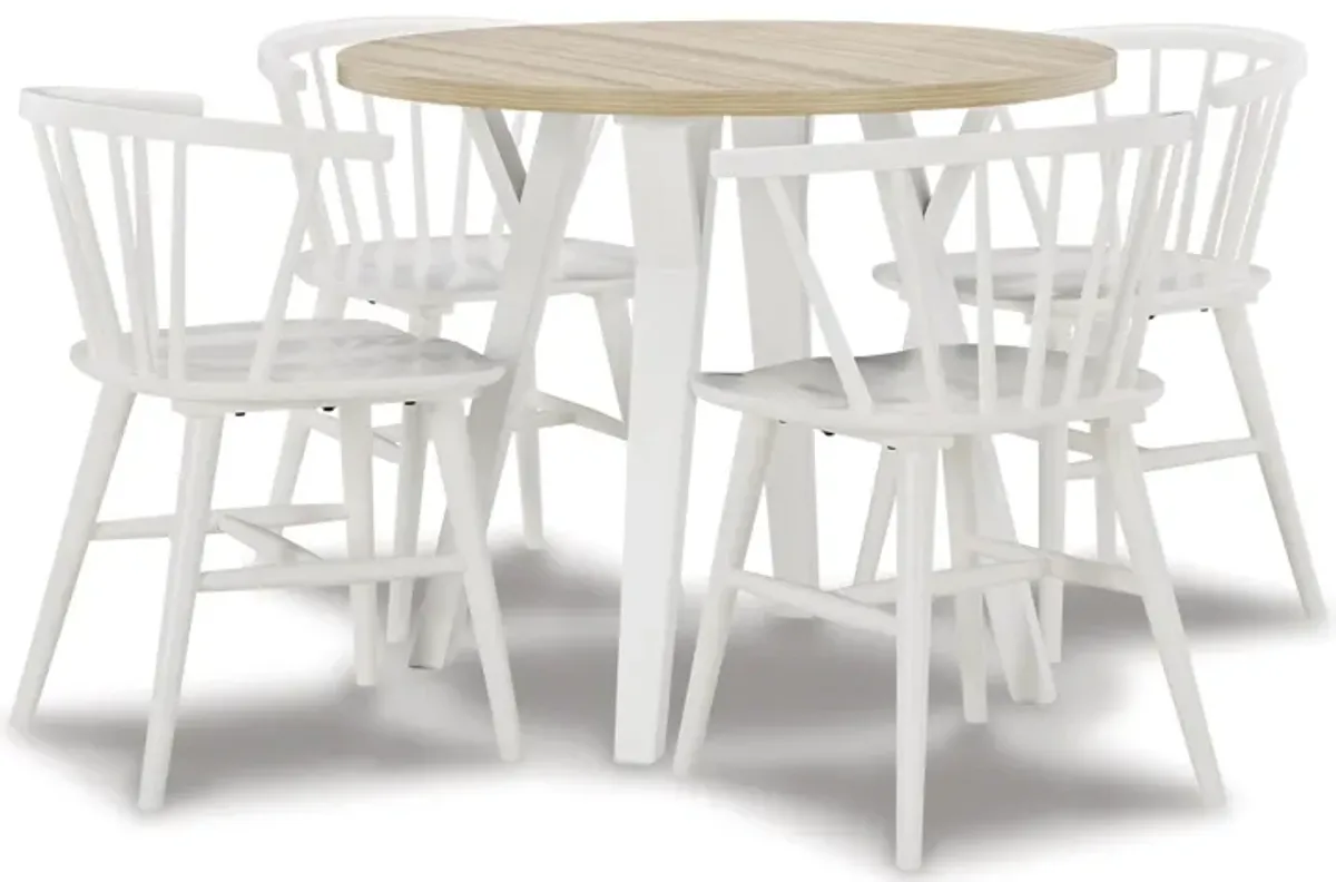 Grannen 5-Piece Round Dining Set