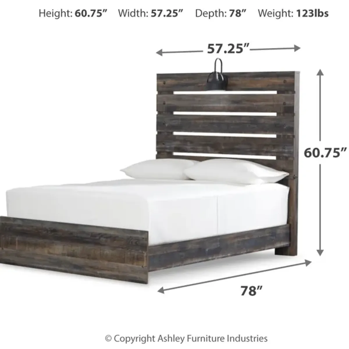 Drystan Full Panel Bed