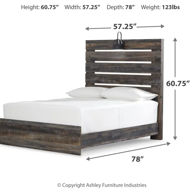 Drystan Full Panel Bed