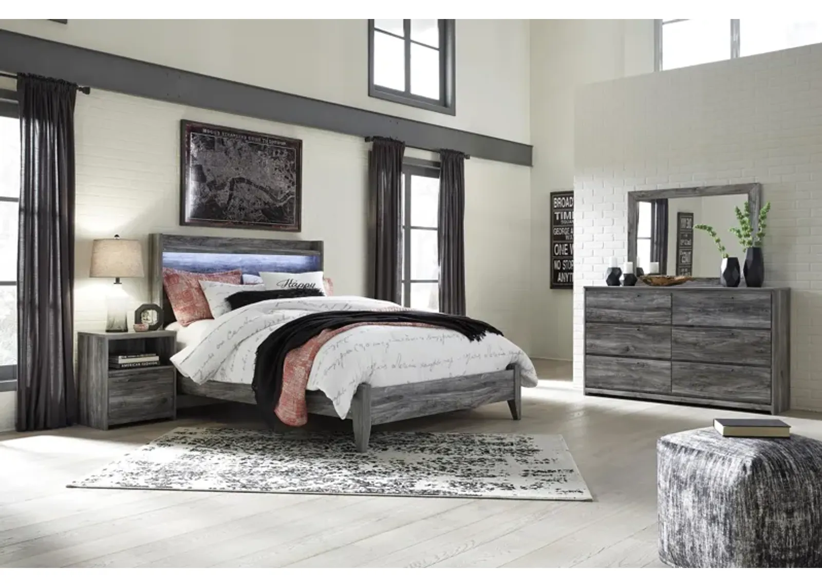 Baystorm 3-Piece Queen Panel Bedroom Set