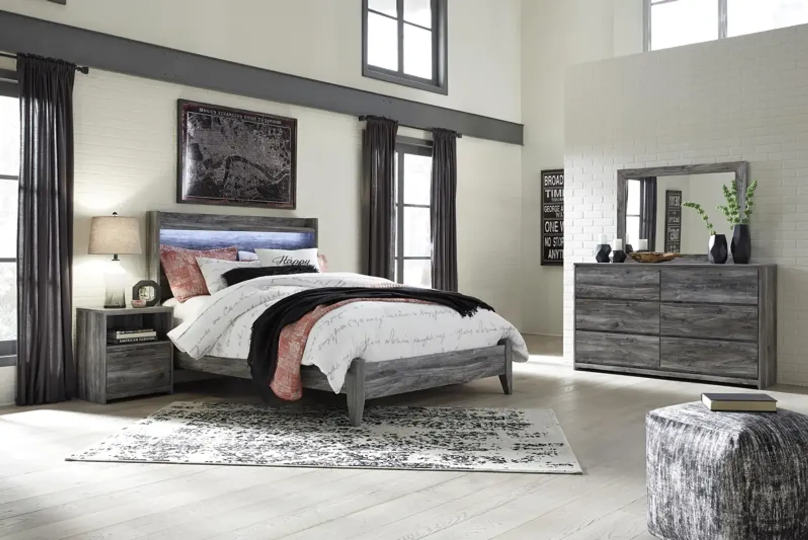 Baystorm 3-Piece Queen Panel Bedroom Set