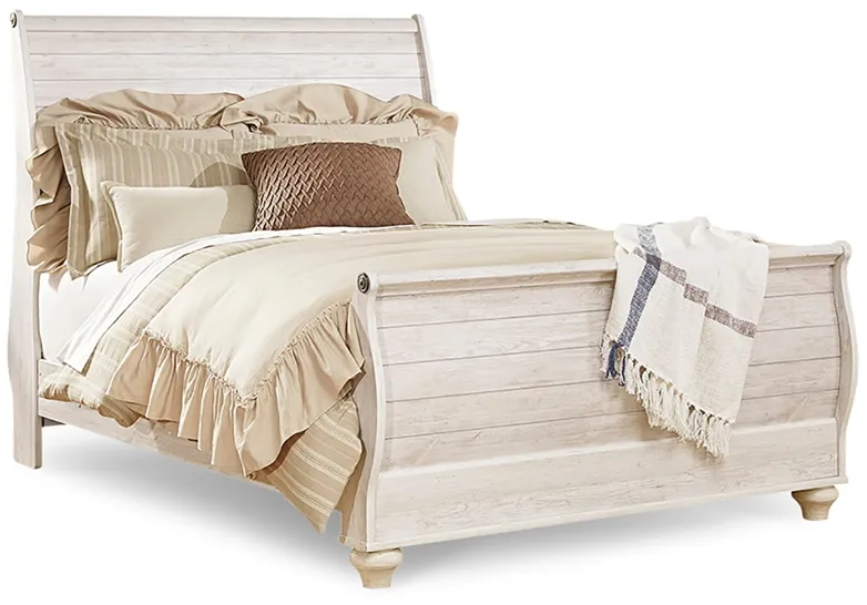 Willowton Queen Sleigh Bed