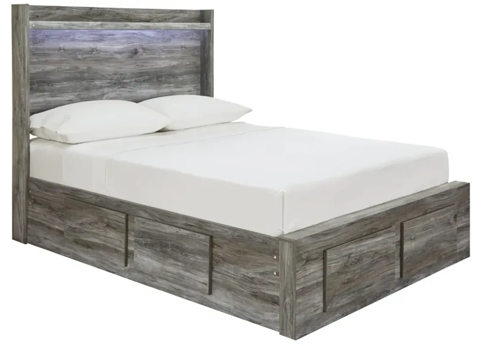 Baystorm Full Panel Bed with 6 Storage Drawers