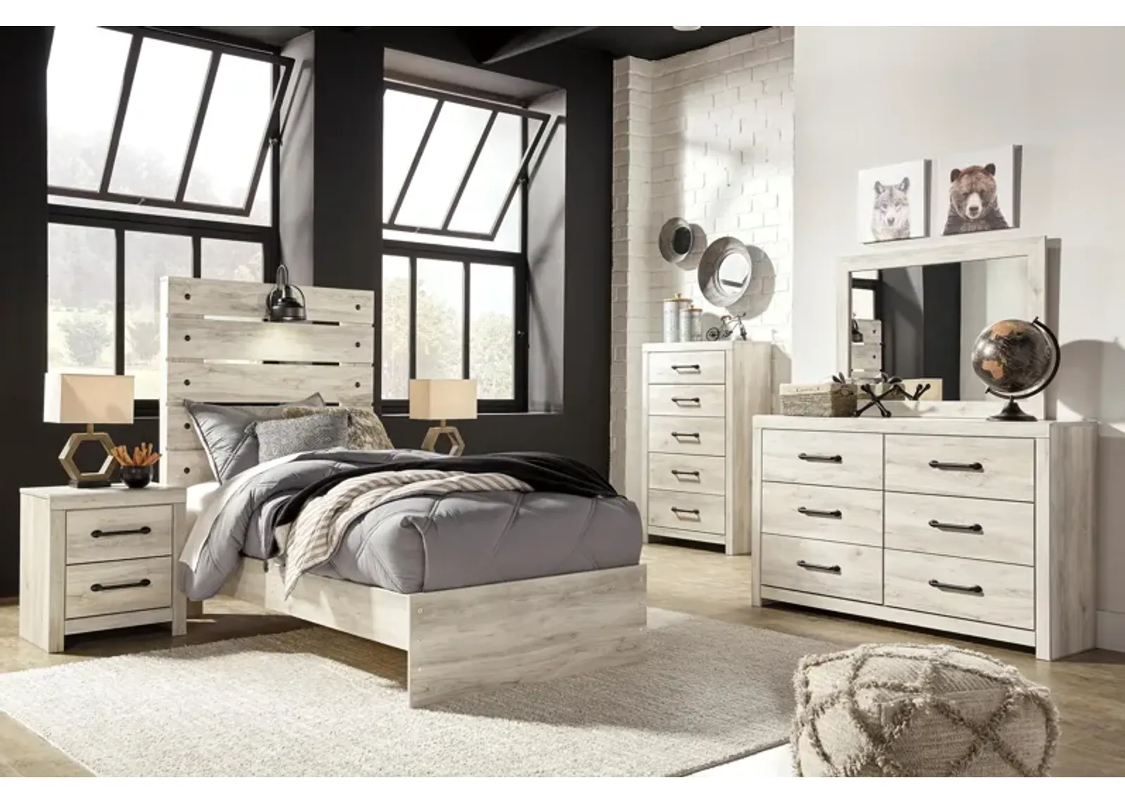 Cambeck 3-Piece Twin Panel Bedroom Set