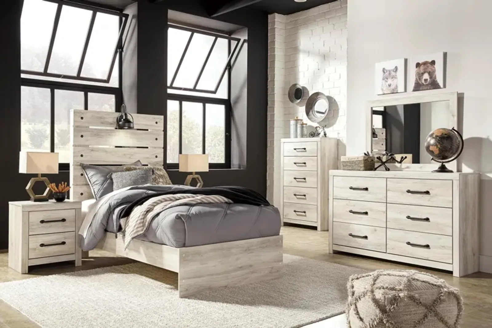 Cambeck 3-Piece Twin Panel Bedroom Set