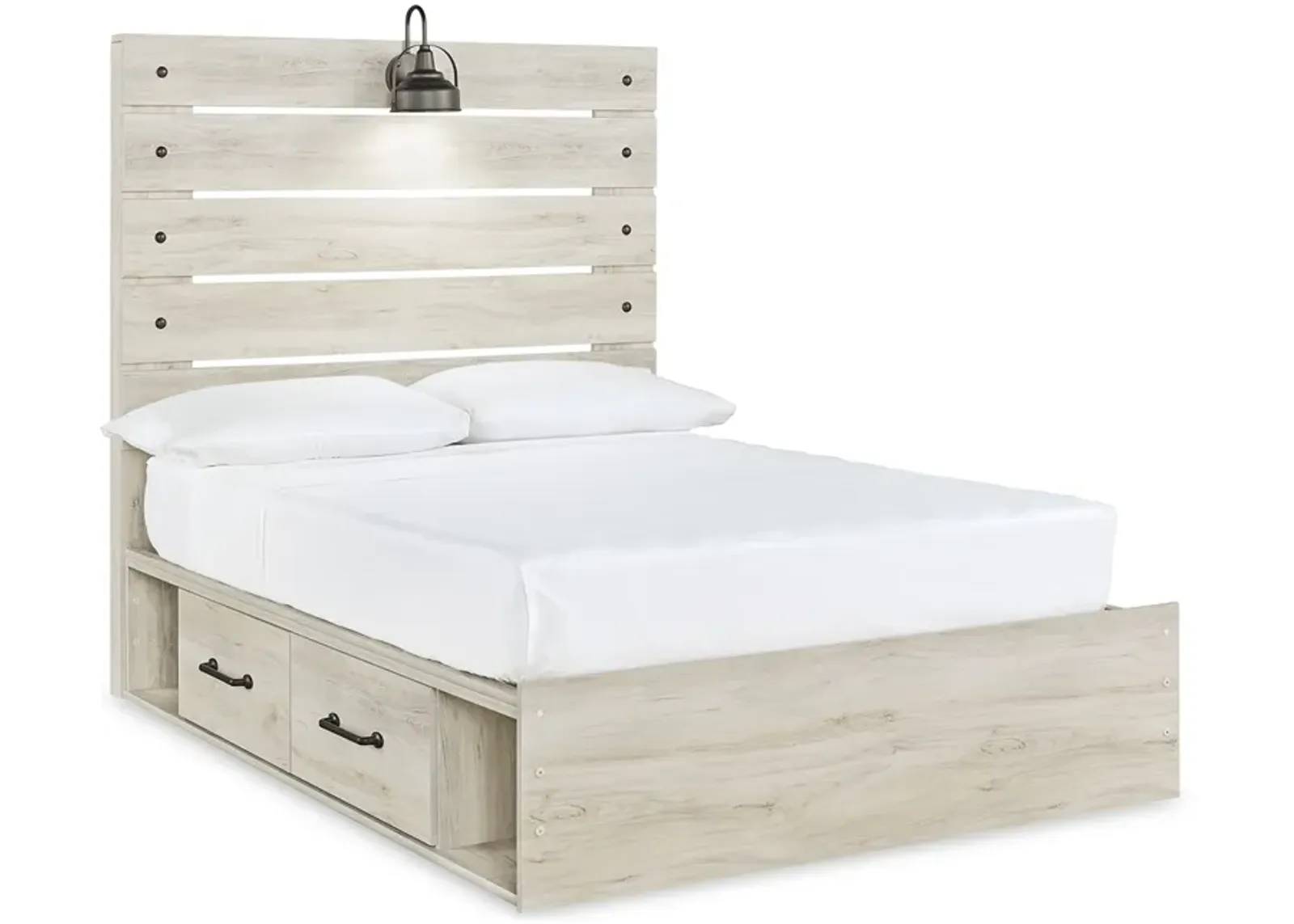 Cambeck Full Panel Bed with 4 Storage Drawers