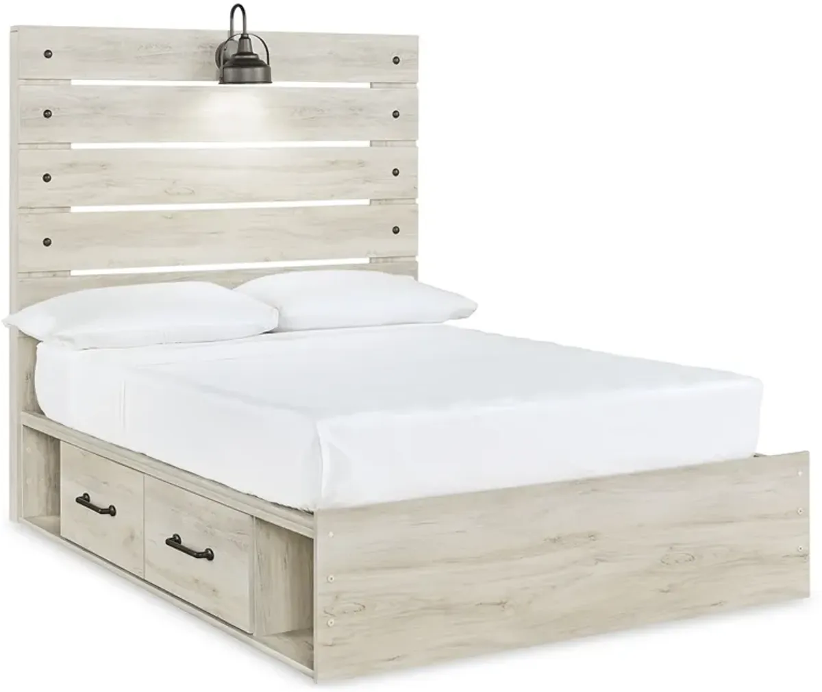 Cambeck Full Panel Bed with 4 Storage Drawers