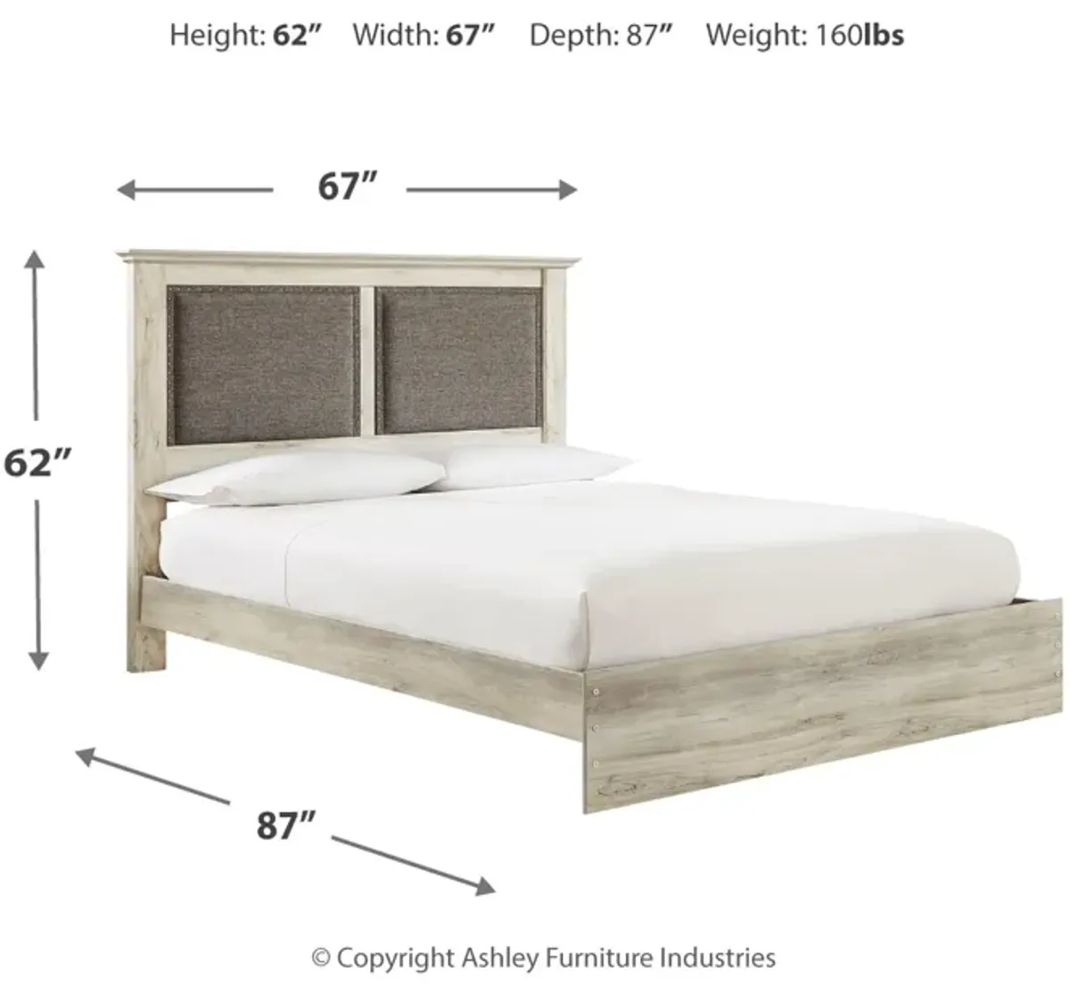 Cambeck Queen Upholstered Panel Bed