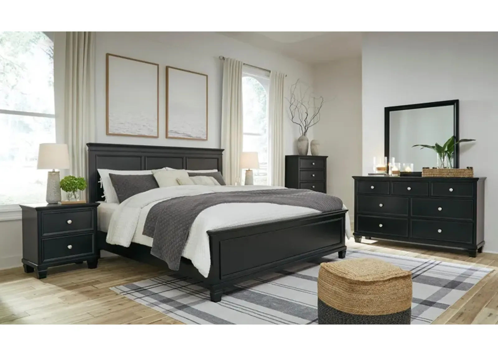 Lanolee 3-Piece King Panel Bedroom Set