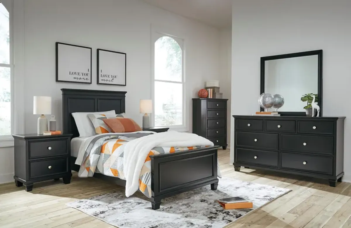 Lanolee 5-Piece Twin Panel Bedroom Set