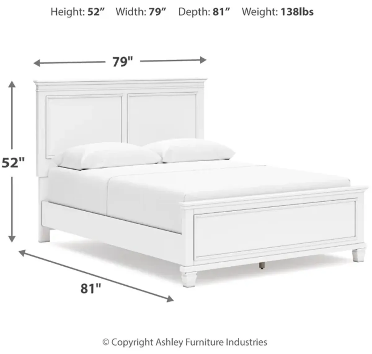 Fortman Queen Panel Bed