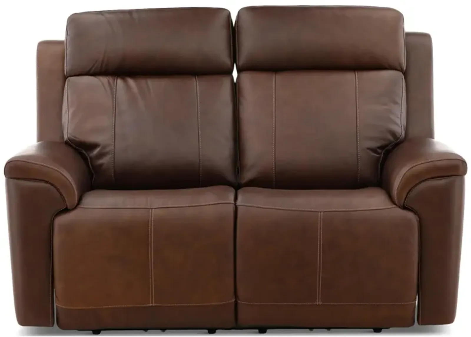 Adrian Leather Power Reclining Loveseat