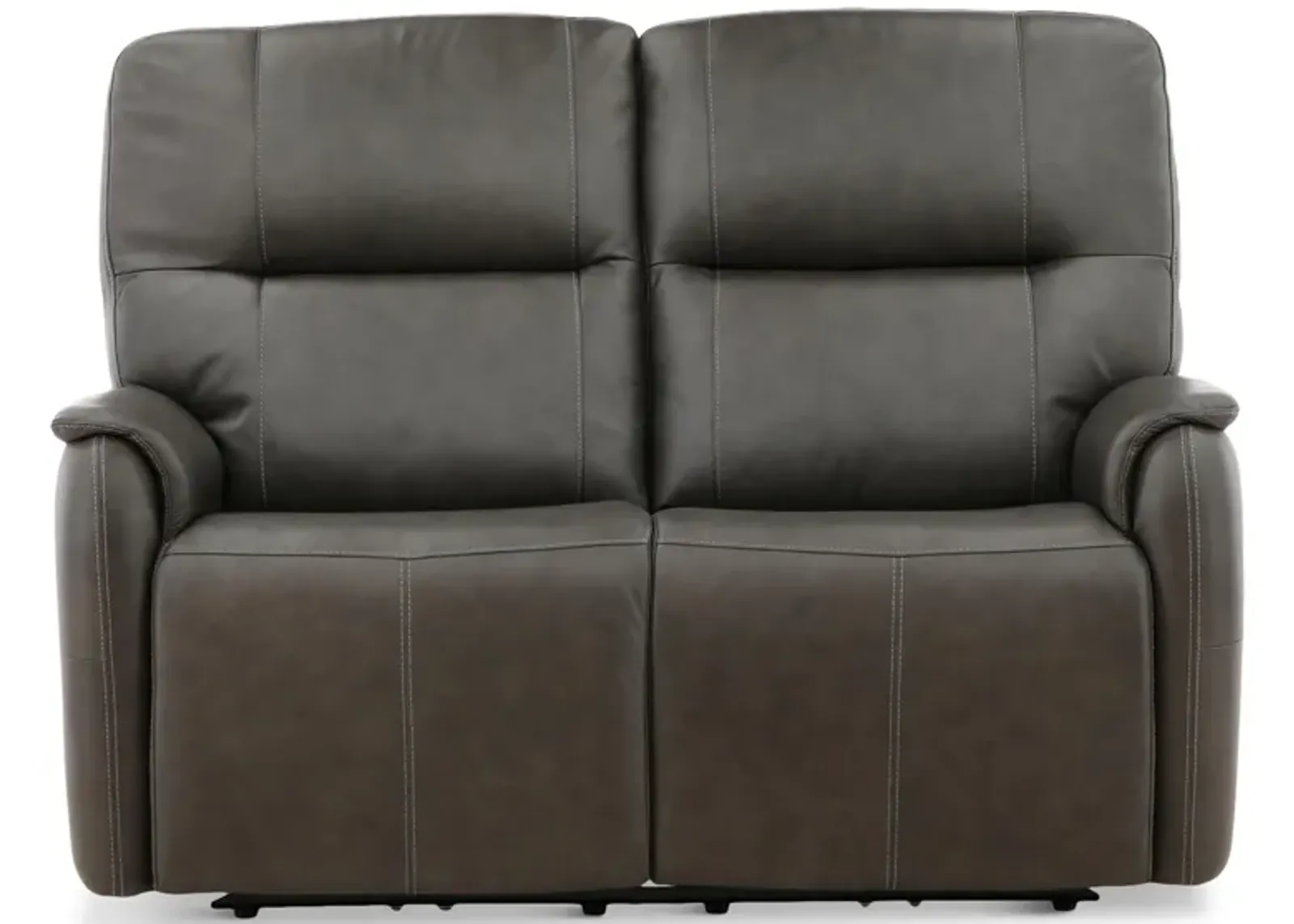 Walker Leather Power Reclining Loveseat