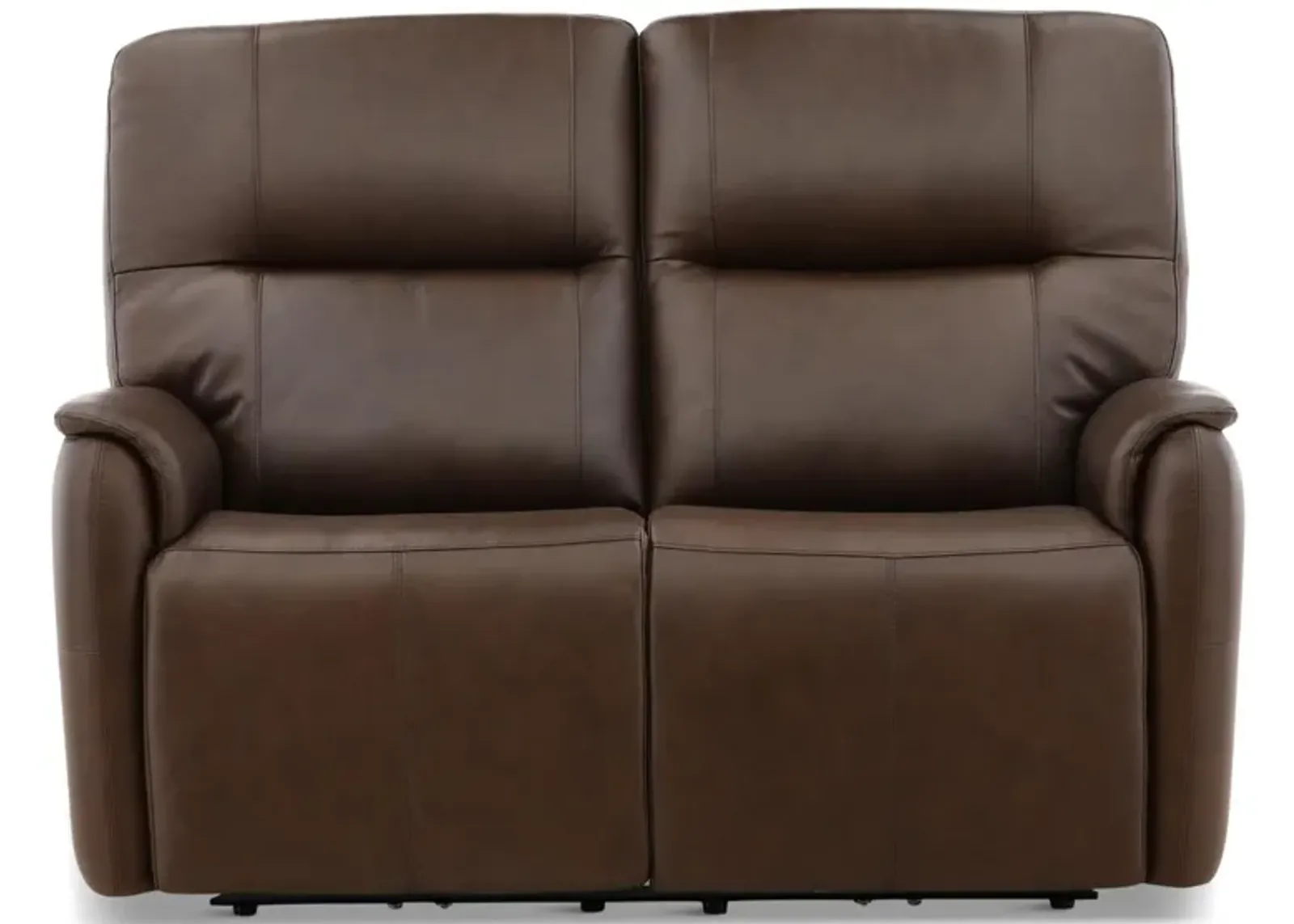 Walker Leather Power Reclining Loveseat