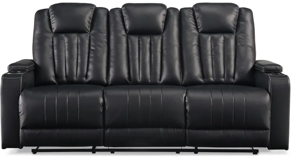 Center Point Reclining Sofa with Drop Down Table