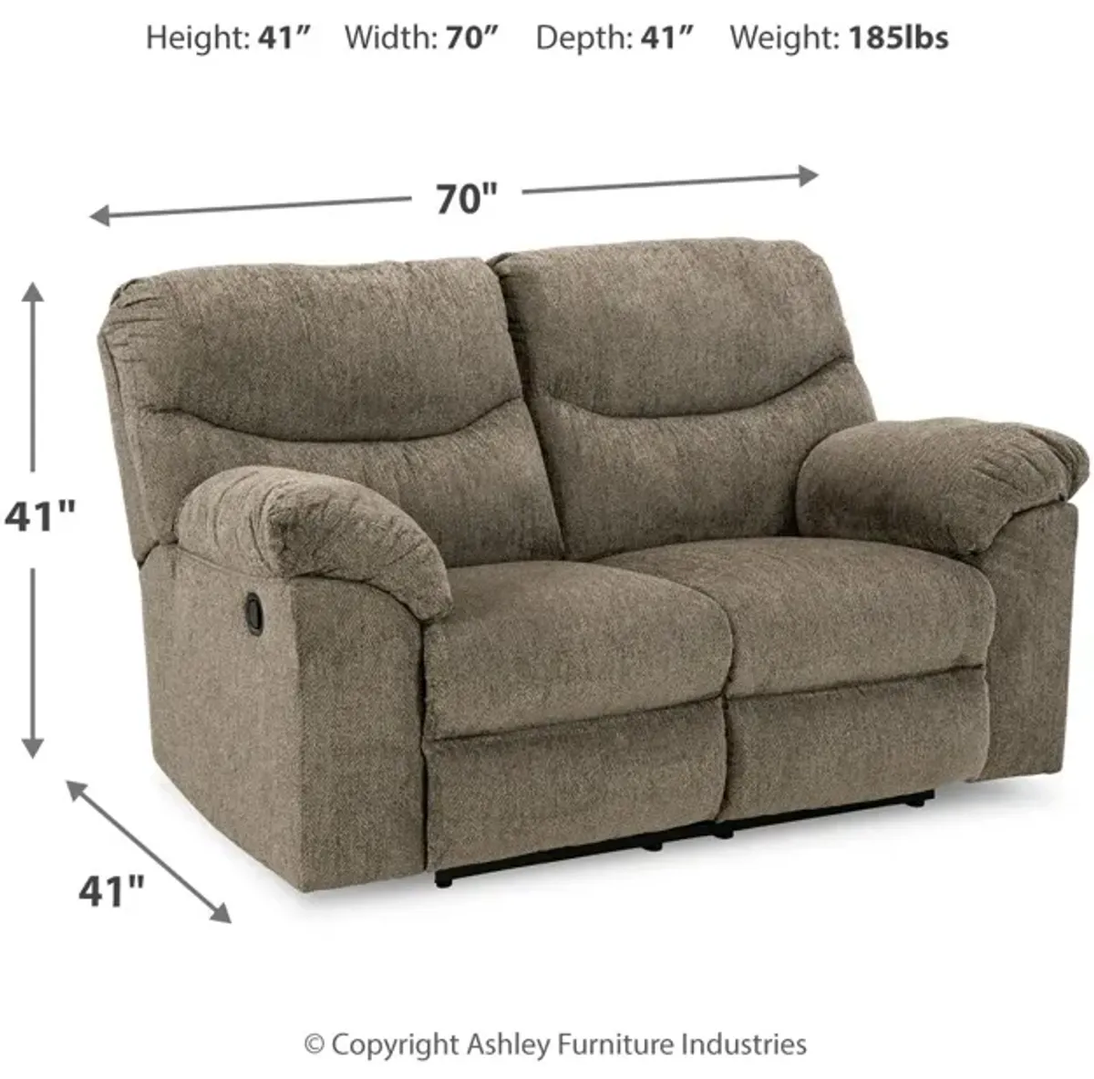 Alphons Reclining Loveseat