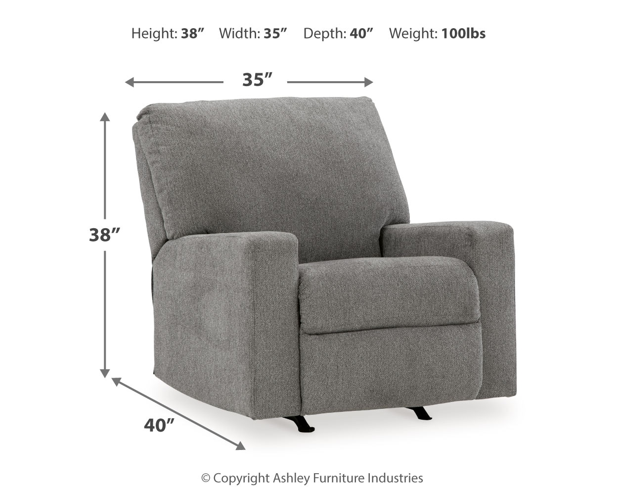 Deltona Manual Rocker Recliner