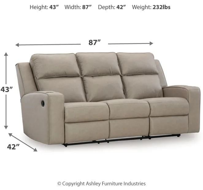 Lavenhorne Reclining Sofa with Drop Down Table