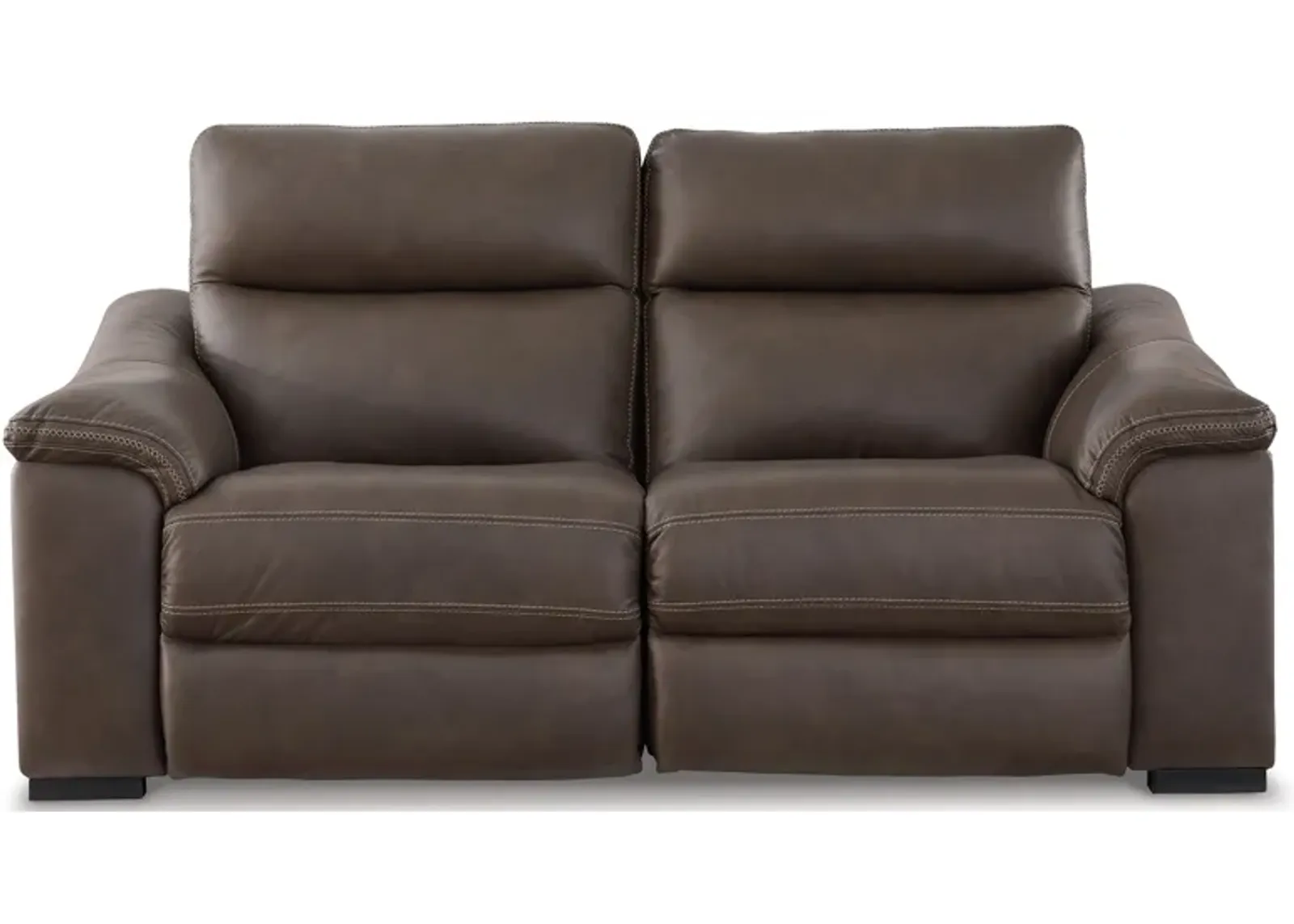 Salvatore 2-Piece Dual Power Leather Reclining Loveseat