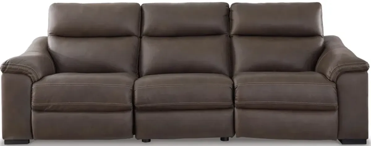 Salvatore 3-Piece Dual Power Leather Reclining Sofa