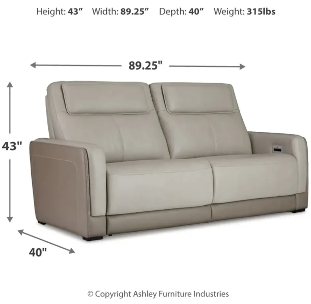 Battleville Power Reclining Sofa