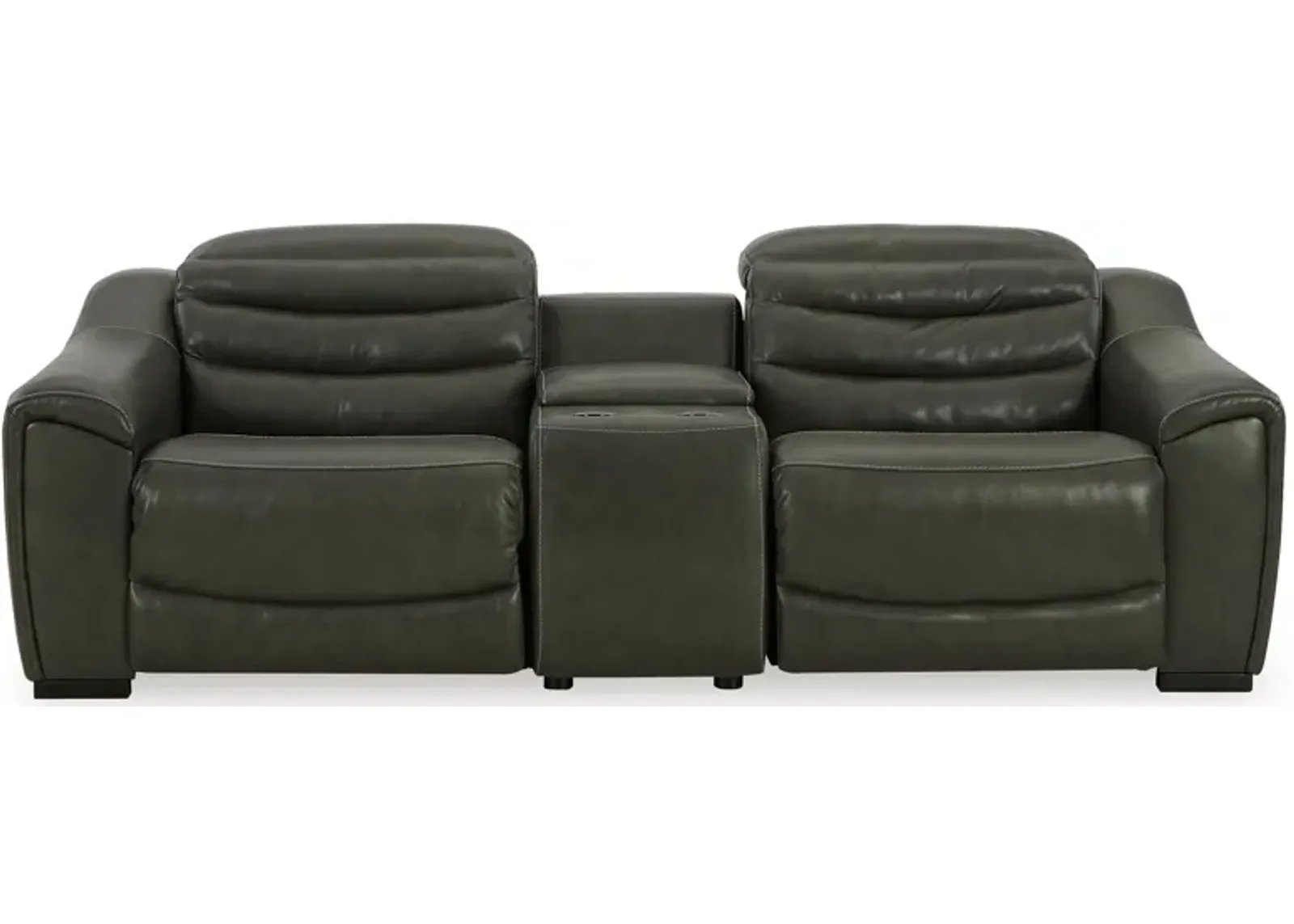 Center Line 3-Piece Power Reclining Loveseat with Console