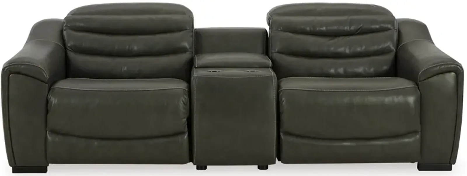 Center Line 3-Piece Power Reclining Loveseat with Console