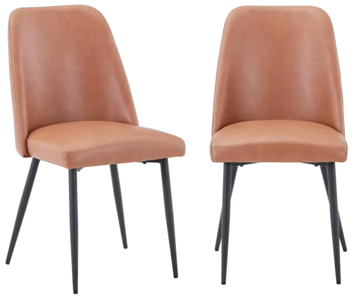 Remy Dining Chair in Light Brown