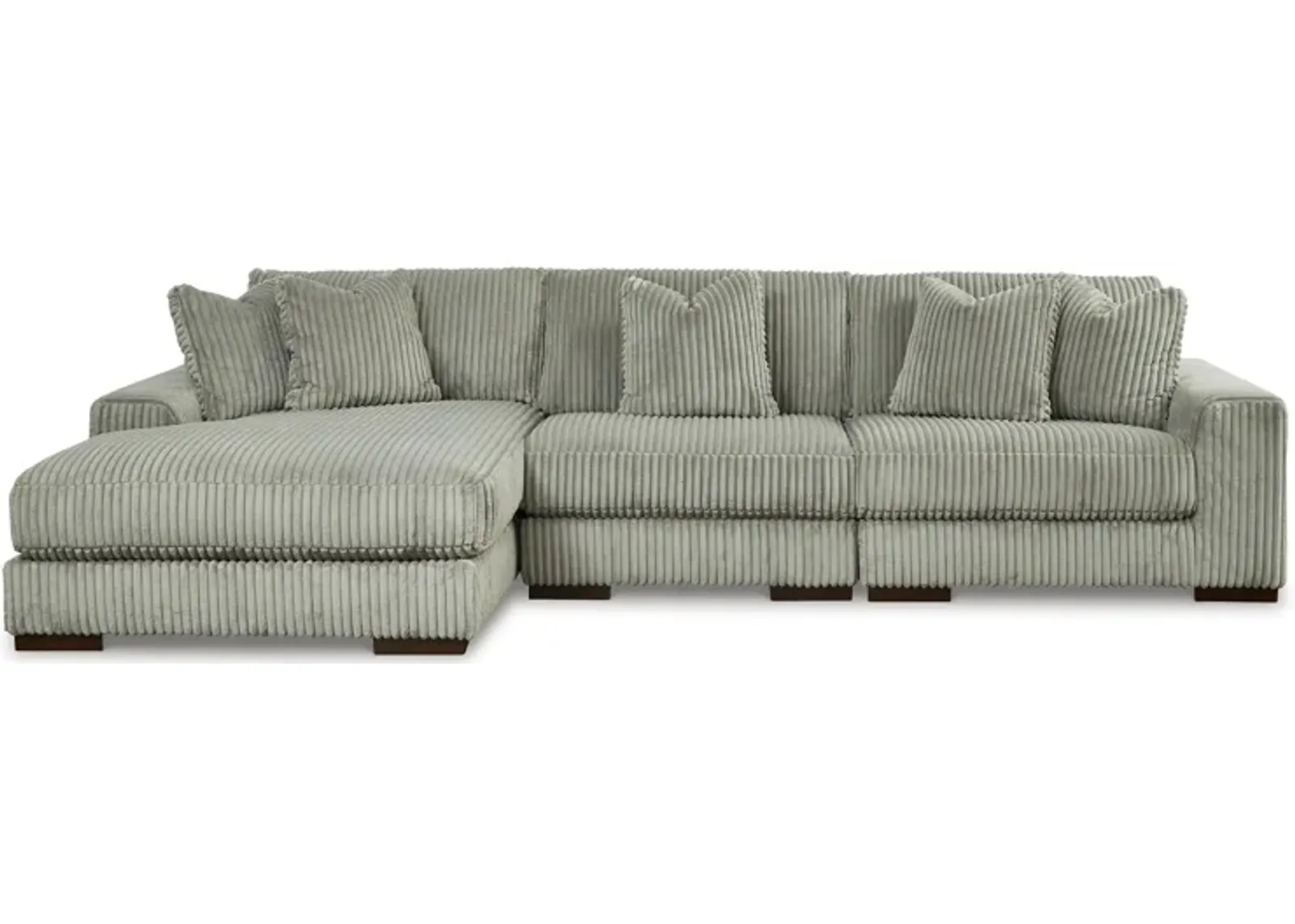 Lindyn 3-Piece Fog Sectional with Chaise