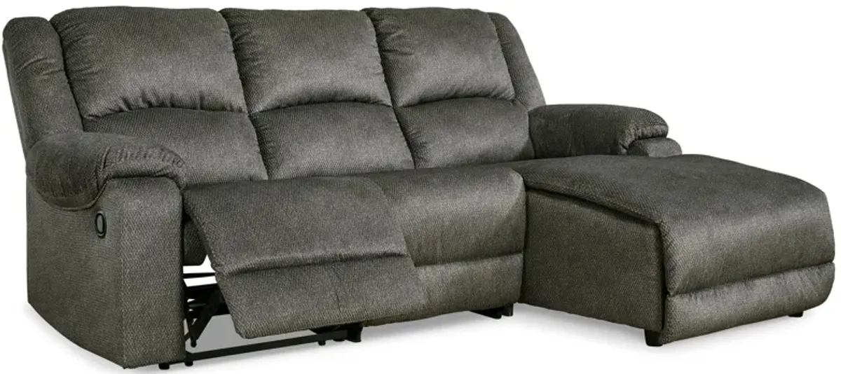 Benlocke 3-Piece Manual Reclining Modular Sectional with Chaise