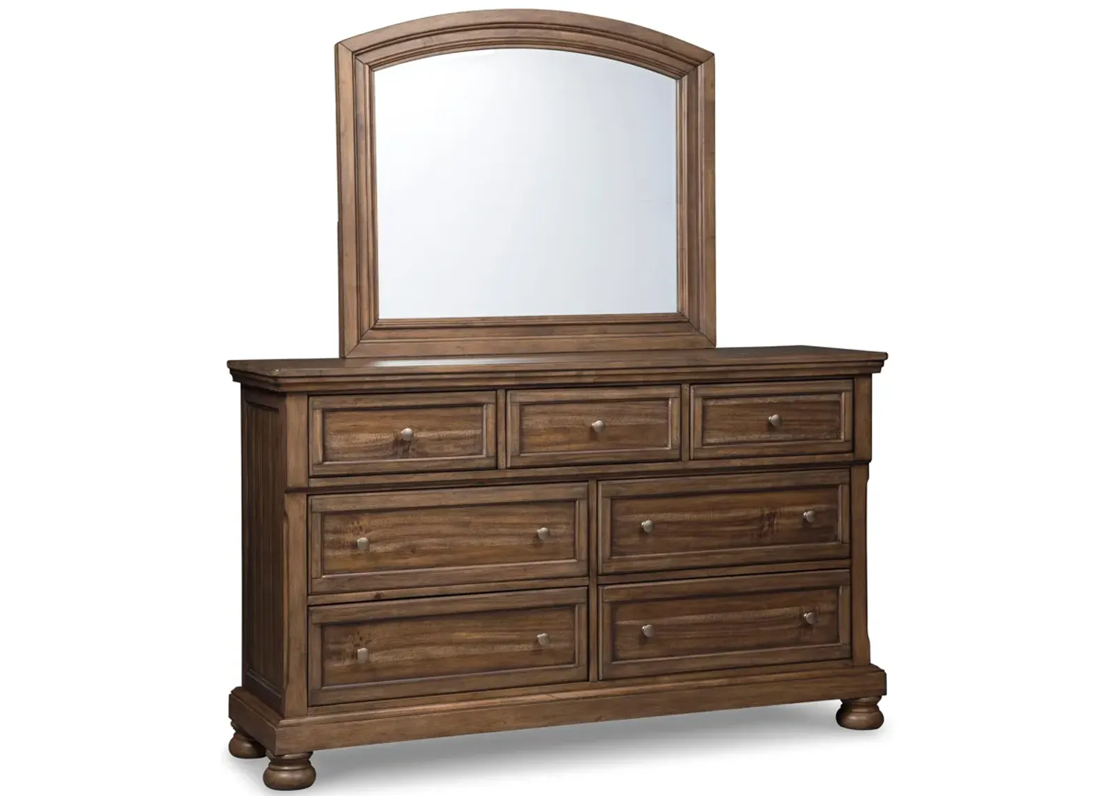 Flynnter 7 Drawer Dresser and Mirror