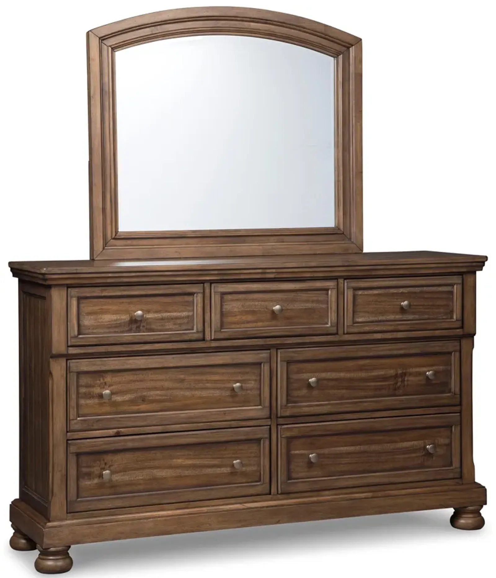 Flynnter 7 Drawer Dresser and Mirror