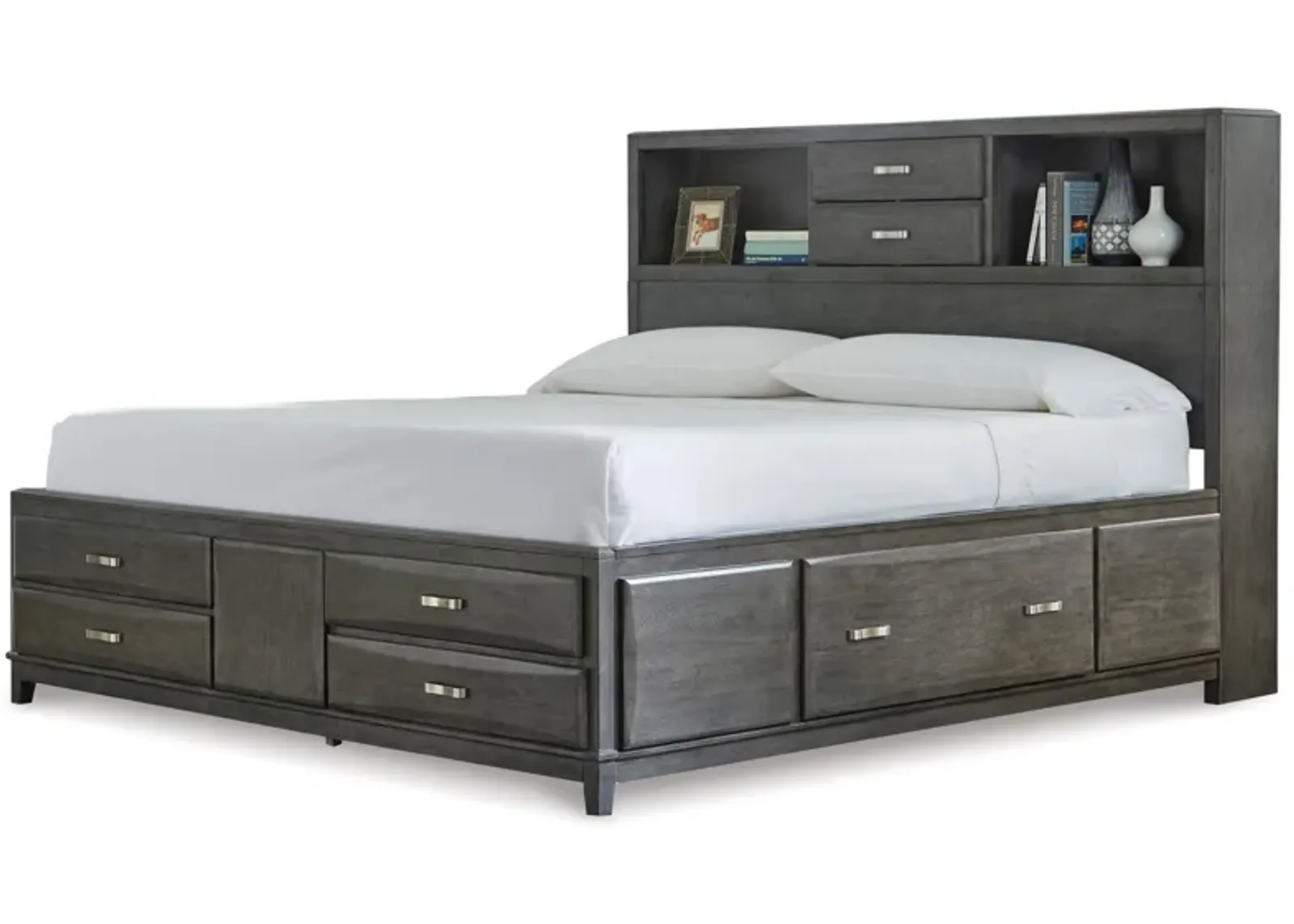 Caitbrook California King Storage Bed with 8 Drawers